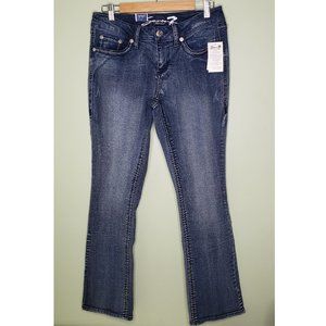 SEVEN7 Slim Boot distressed jeans Cliff Blue